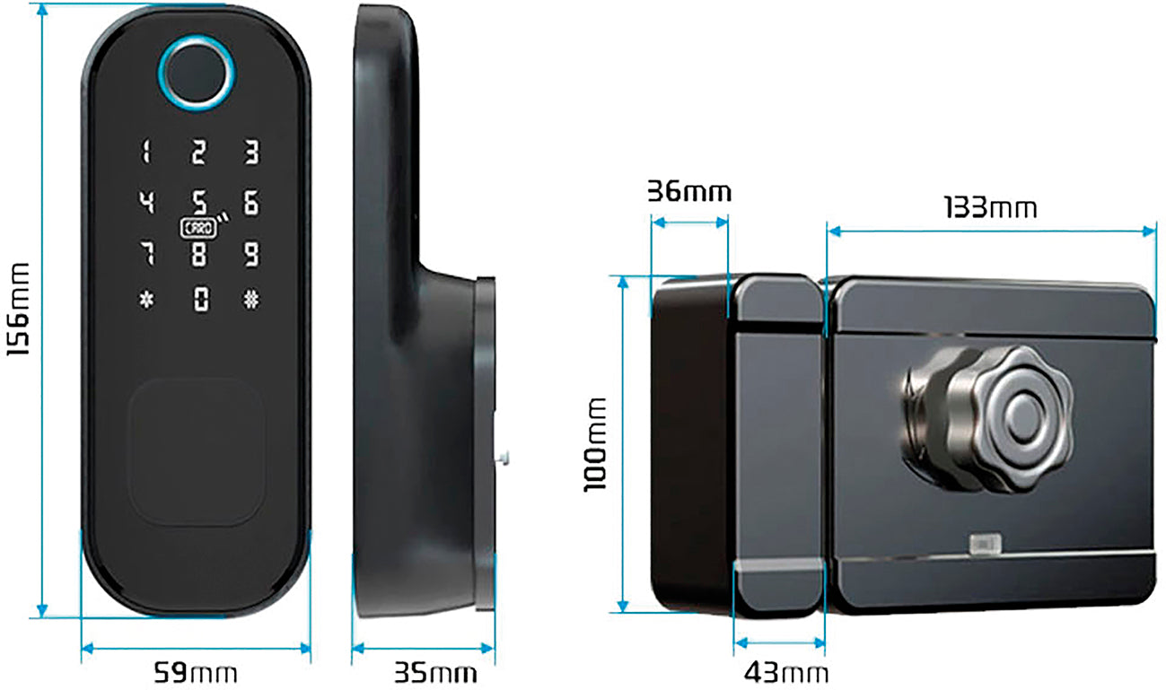 Electronic overlay lock