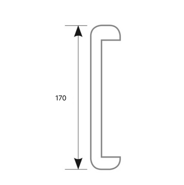 Manillón en Zamak 170mm