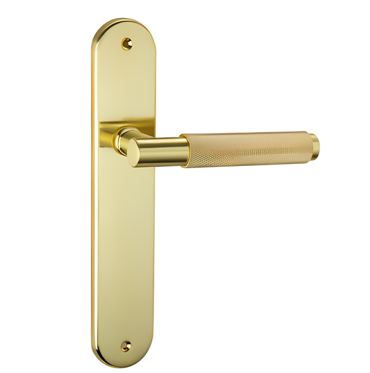 Manilla placa ovalada en Zamak