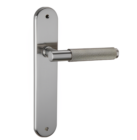 Manilla placa ovalada en Zamak