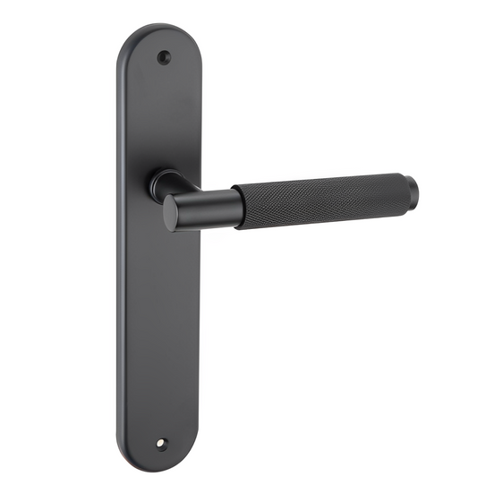 Manilla placa ovalada en Zamak