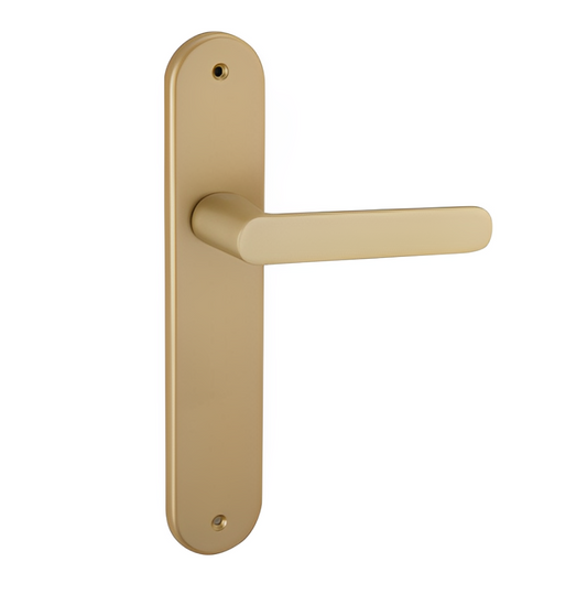 Manilla placa ovalada en Aluminio