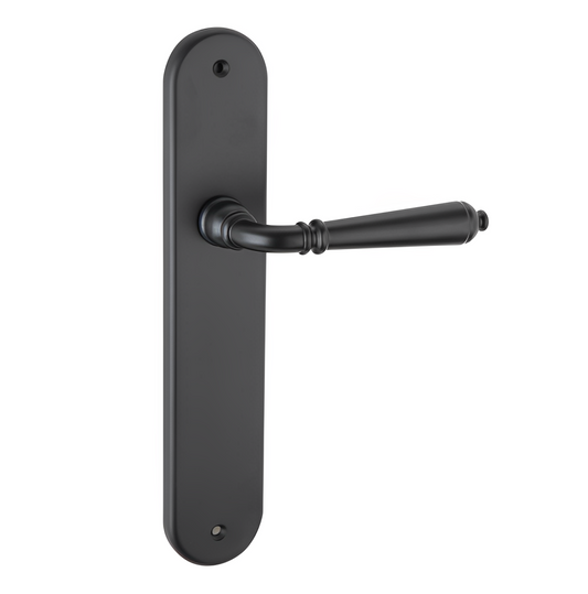 Manilla placa ovalada en Aluminio