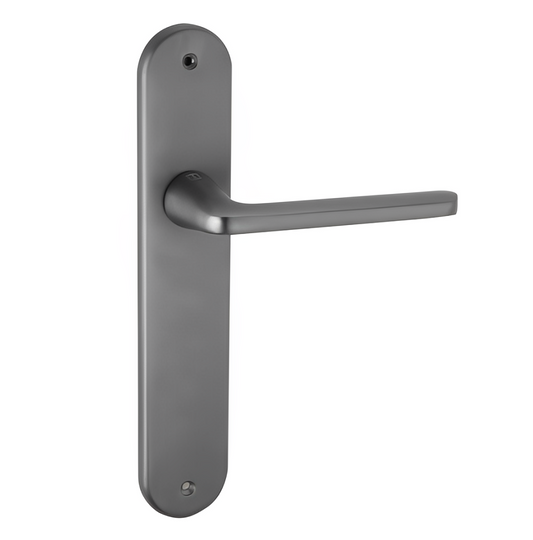 Manilla placa ovalada en Aluminio