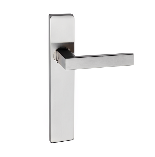 Manilla placa rectangular en Acero Inoxidable