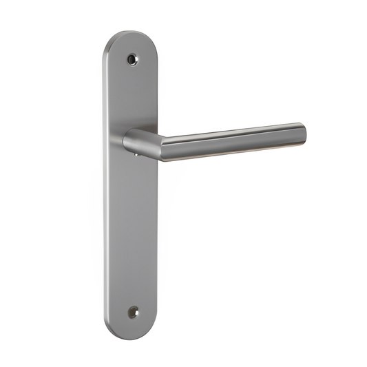 Manilla placa ovalada en Acero Inoxidable