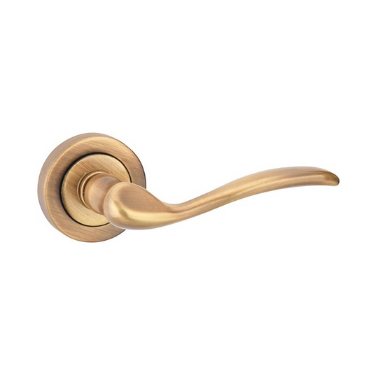 Manilla roseta redonda en Zamak