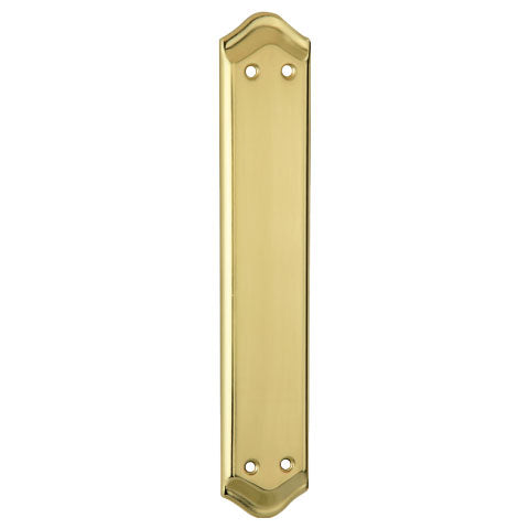 Placa ovalada en Zamak