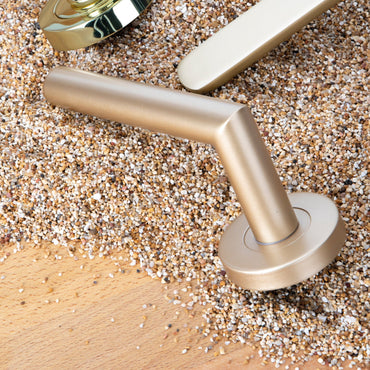 Manilla roseta redonda en Acero Inoxidable