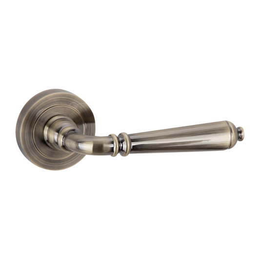 Round aluminum rosette handle