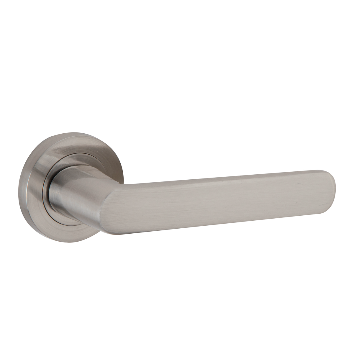 Round aluminum rosette handle