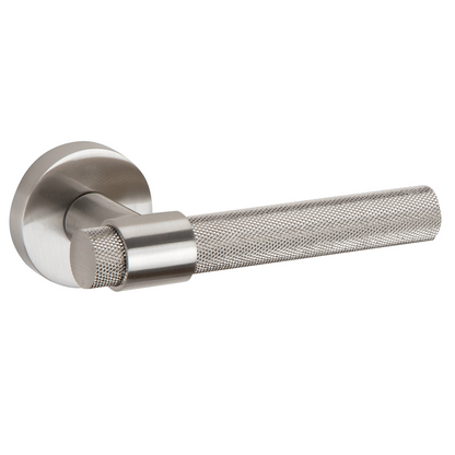 Round rosette handle in Zamak