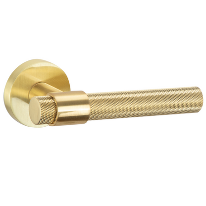 Round rosette handle in Zamak