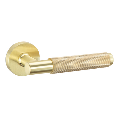 Round rosette handle in Zamak