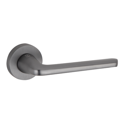 Round aluminum rosette handle