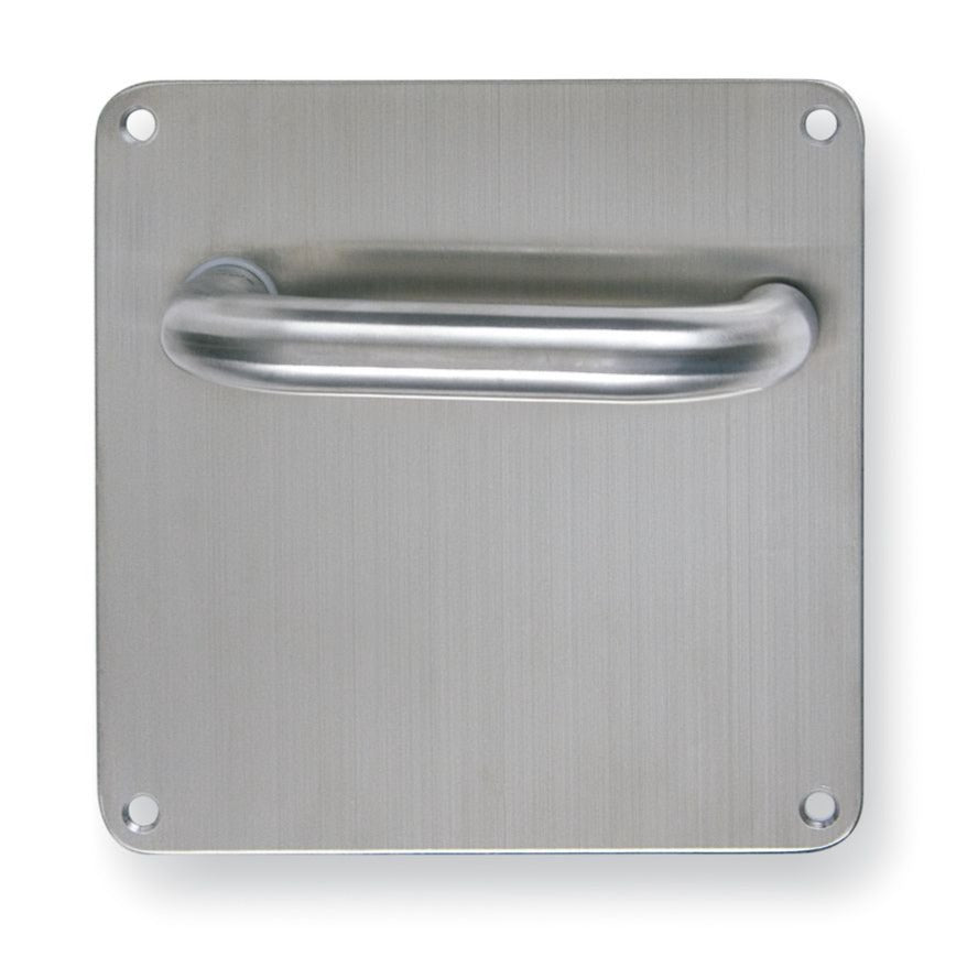 Square plate handle in Stainless Steel