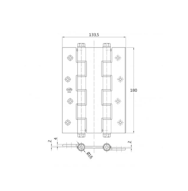 Double action hinge