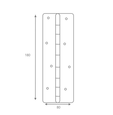 Single action spring hinge