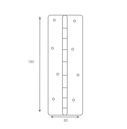 Single action spring hinge