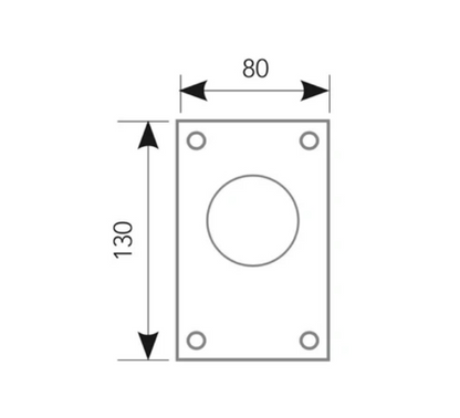 Rosette trim plate