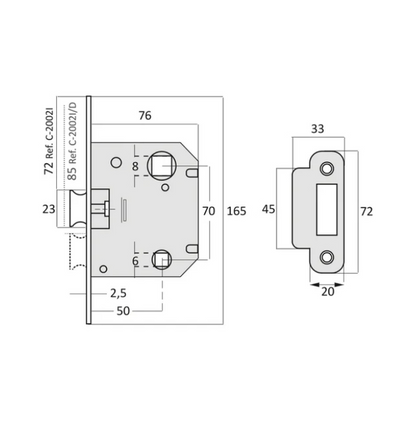 Magnetic key latch 70