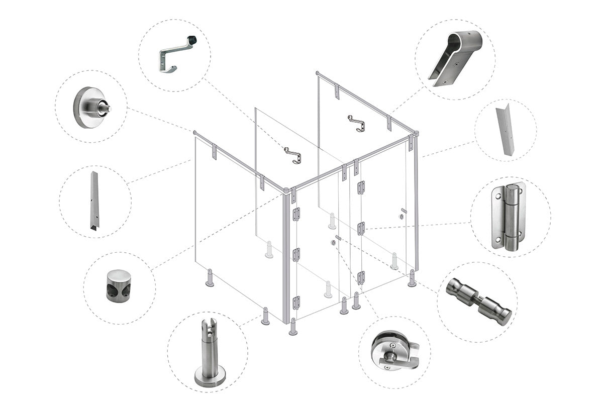 Nudo conector unión tres tubos