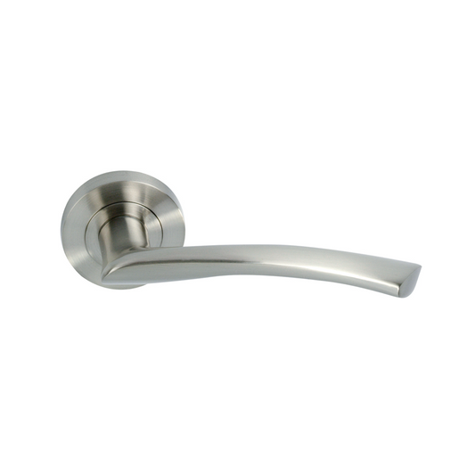 Round aluminum rosette handle