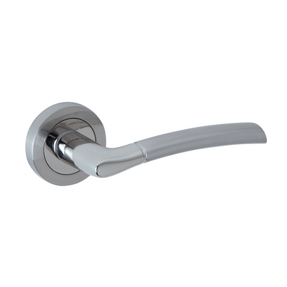 Round rosette handle in Zamak