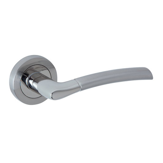 Round aluminum rosette handle