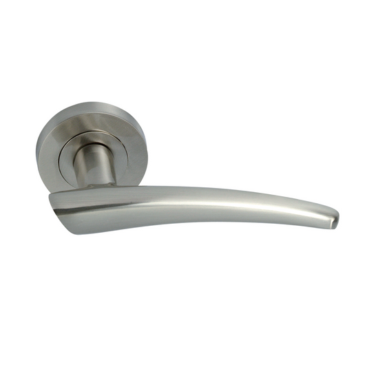 Round rosette handle in Zamak