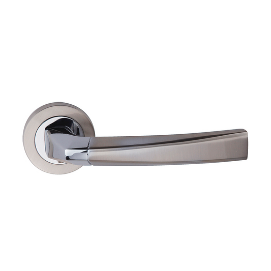 Round rosette handle in Zamak