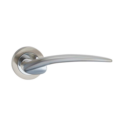 Round rosette handle in Zamak