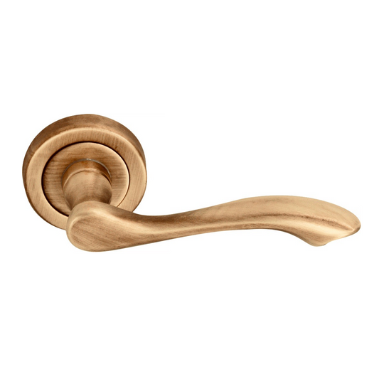 Round rosette handle in Zamak