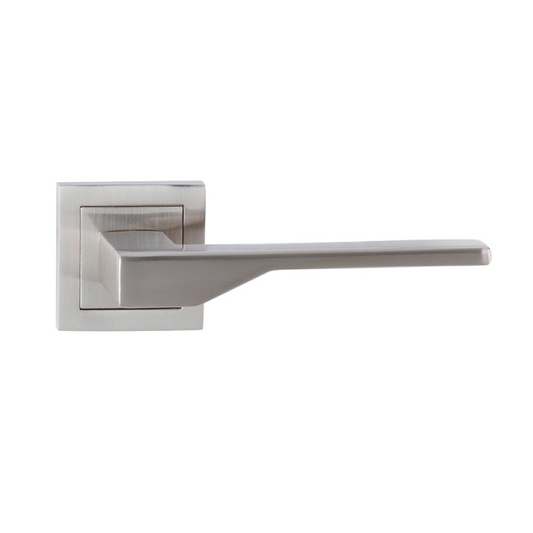 Square rosette handle in Zamak