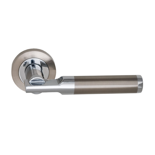 Round aluminum rosette handle