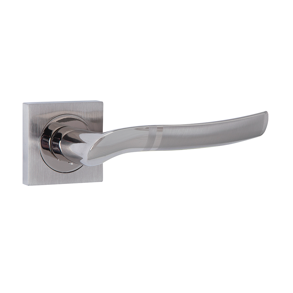 Square aluminum rosette handle