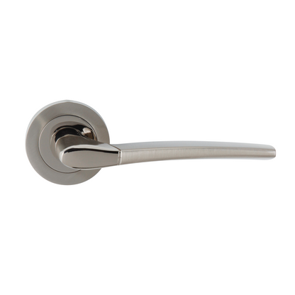 Round rosette handle in Zamak