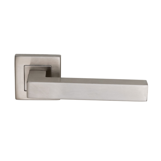 Square rosette handle in Stainless Steel