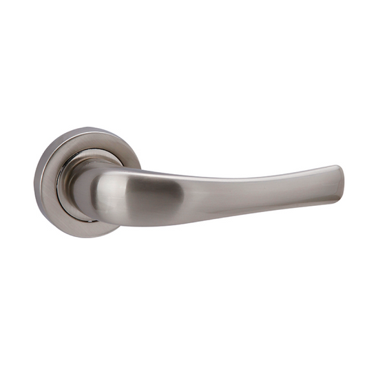 Round rosette handle in Zamak