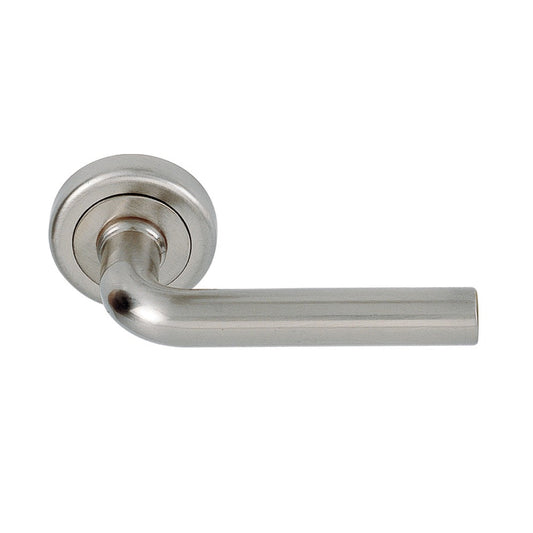 Round rosette handle in Zamak