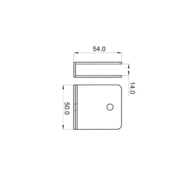 Pinza de sujeción lateral