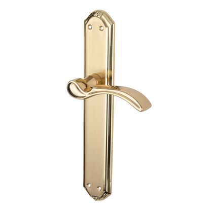 Brass oval plate handle