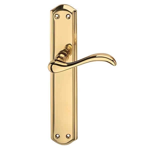 Brass oval plate handle