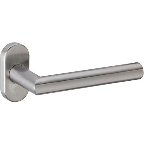 Round rosette handle in Stainless Steel