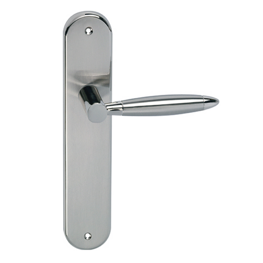 Oval plate handle in Zamak