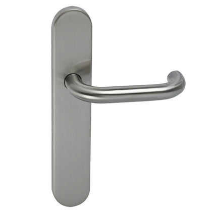 Oval plate handle in Stainless Steel