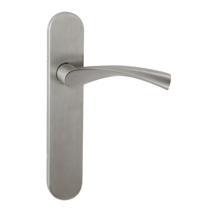 Oval plate handle in Stainless Steel