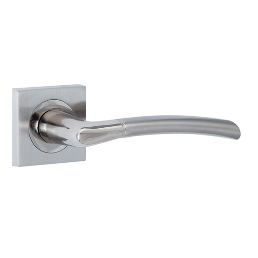 Square aluminum rosette handle