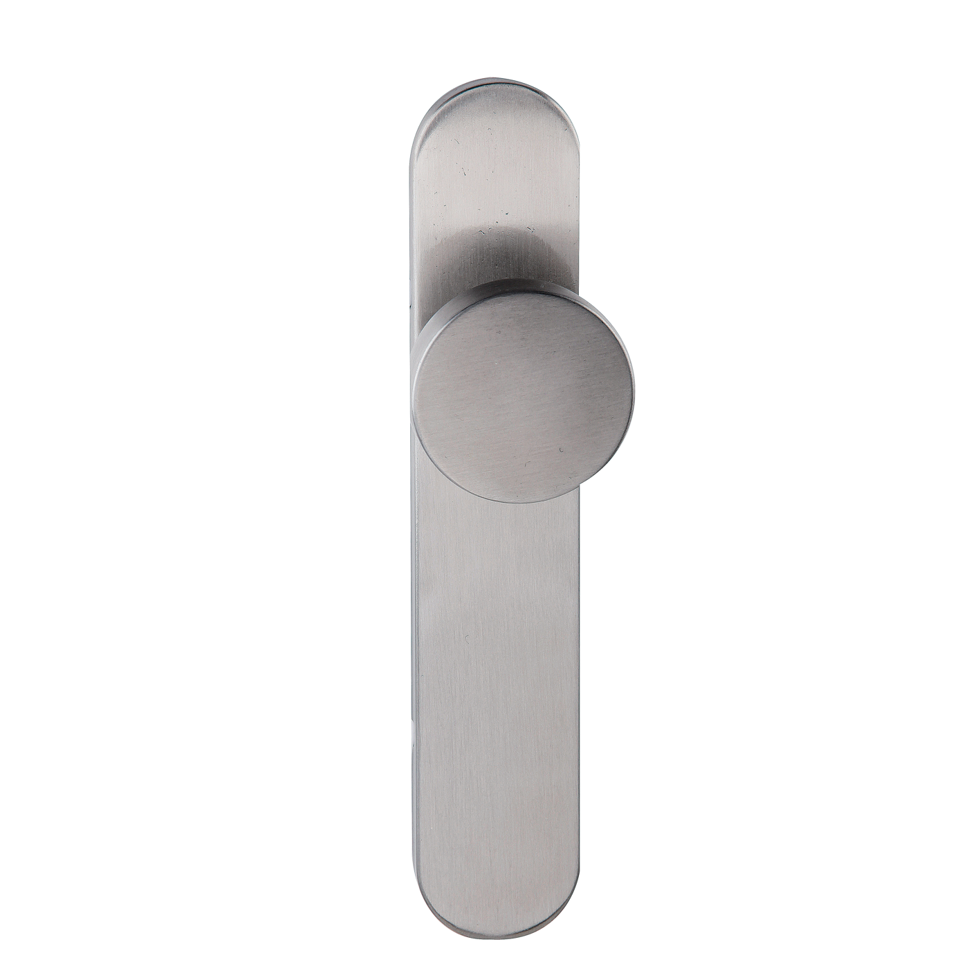 Oval plate handle in Stainless Steel