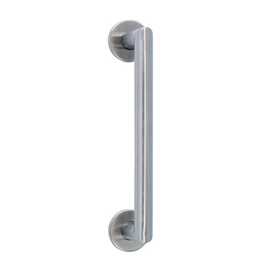 Round rosette handle in Stainless Steel